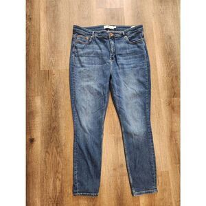 Vineyard Vines High-Rise Skinny denim jeans women's 33x27 med wash whale